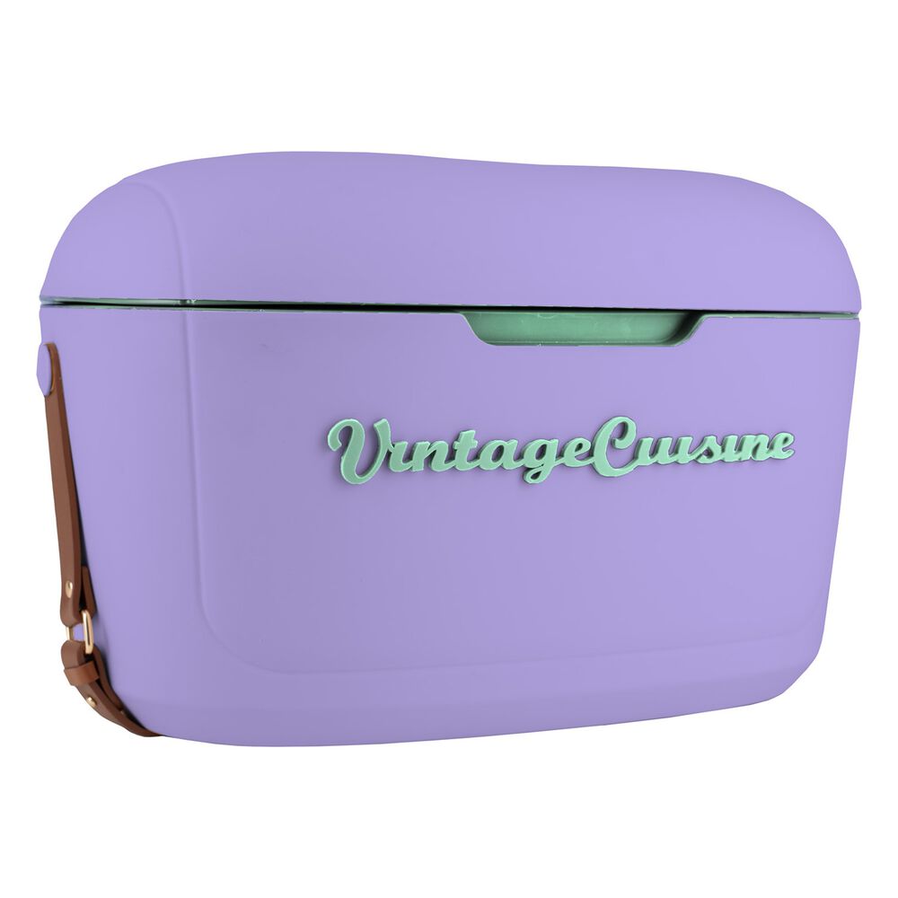 VINTAGE CUISINE Lodówka turystyczna Vintage Cuisine, 18,8 l, z paskiem do przenoszenia, fioletowa