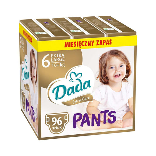 DADA Pieluchomajtki Pants 6 XL, SeconDRY, 16+ kg, 96 szt.