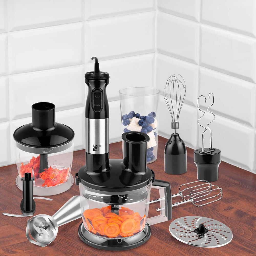 LAFE Blender ręczny z zestawem wielofunkcyjnym Lafe MultiBlend Pro, 1000 W, czarny