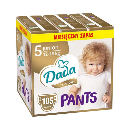DADA Pieluchomajtki Pants 5 Junior, SeconDRY, 12-18 kg, 105 szt.