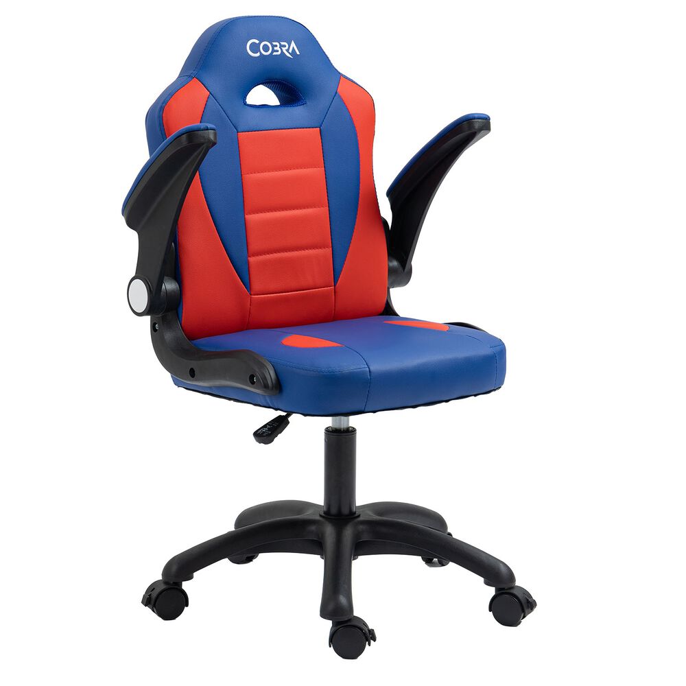 COBRA Fotel gamingowy COBRA JUNIOR, CRF – 2301, czerwono - niebieski