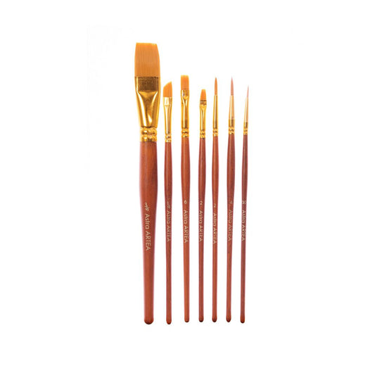ASTRA Zestaw pędzli z nylonowego włosia, 7 szt.