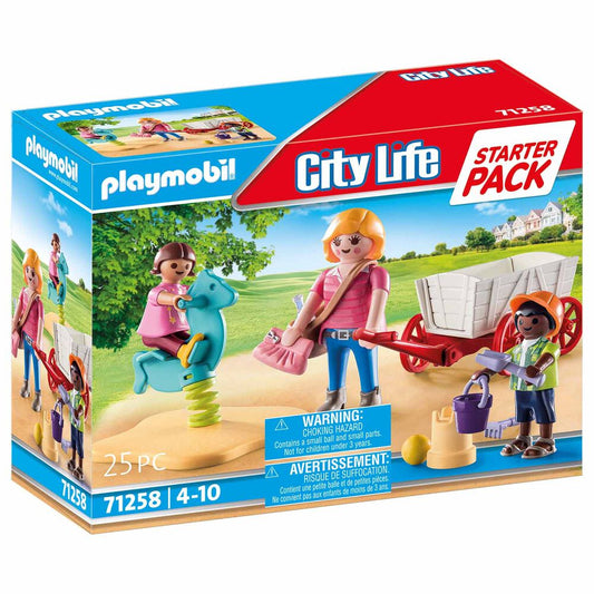 PLAYMOBIL Opiekunka z wózkiem Playmobil, Starter Pack