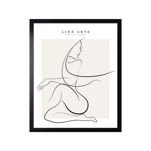 Obraz w ramie, 40 x 50 cm, Line Art 1