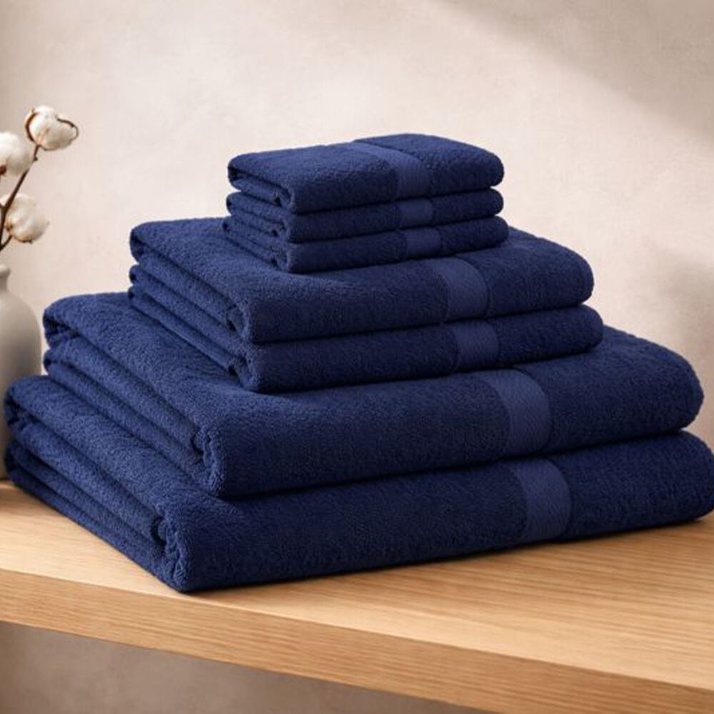 ART SOFT HOMEZestaw ręczników frotte Art Soft Home, 460 g/m², 8 szt., niebieskie