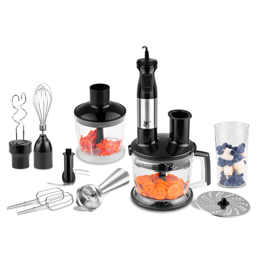 LAFE Blender ręczny z zestawem wielofunkcyjnym Lafe MultiBlend Pro, 1000 W, czarny