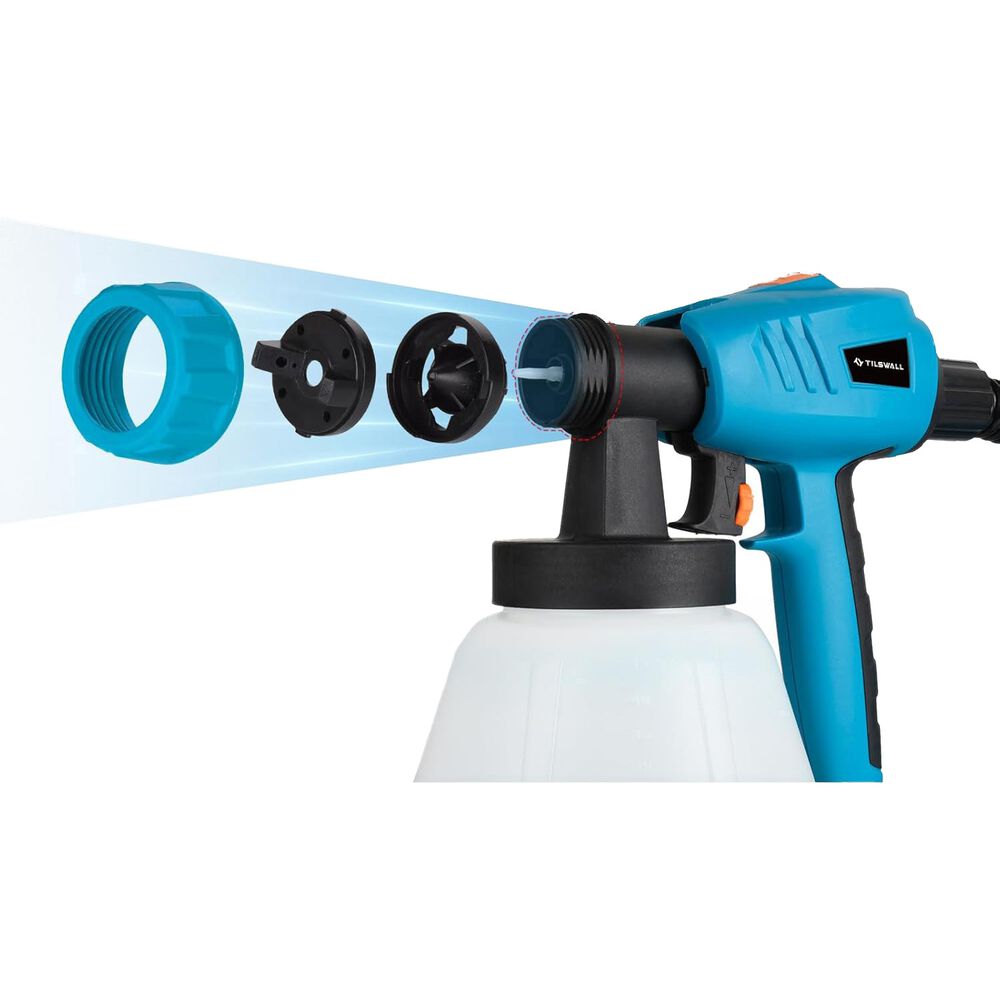 TILSWALL Pistolet natryskowy Tilswall, 800 W, 1,3 l