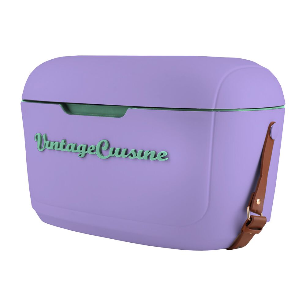 VINTAGE CUISINE Lodówka turystyczna Vintage Cuisine, 18,8 l, z paskiem do przenoszenia, fioletowa