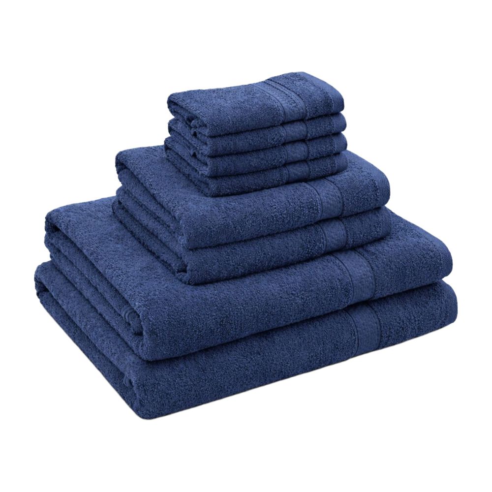 ART SOFT HOMEZestaw ręczników frotte Art Soft Home, 460 g/m², 8 szt., niebieskie