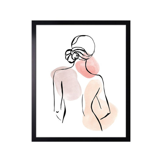 Obraz w ramie, 40 x 50 cm, Line Art 3