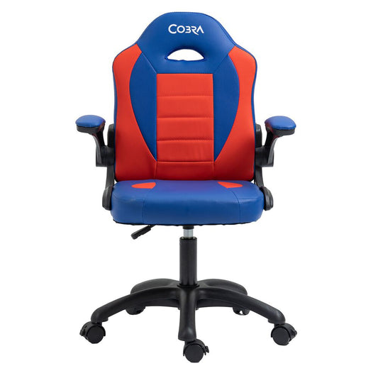 COBRA Fotel gamingowy COBRA JUNIOR, CRF – 2301, czerwono - niebieski