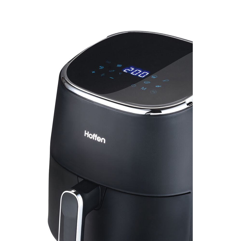 HOFFEN Air Fryer Frytkownica beztłuszczowa Hoffen, 1500 W, 5 l, czarna matowa