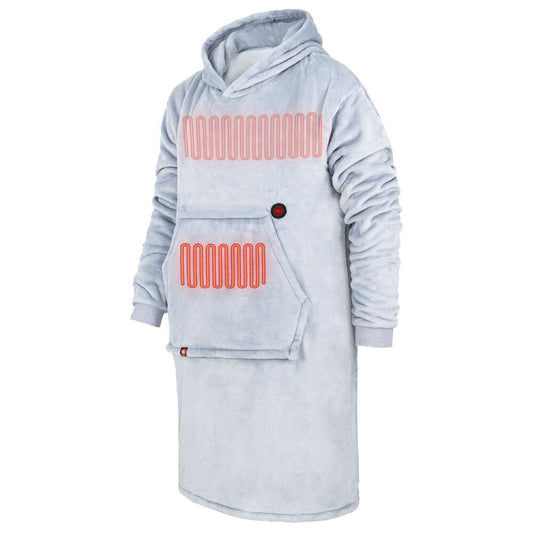 GLOVII Poncho ogrzewane Glovii, wodoodporne, uniwersalny rozmiar