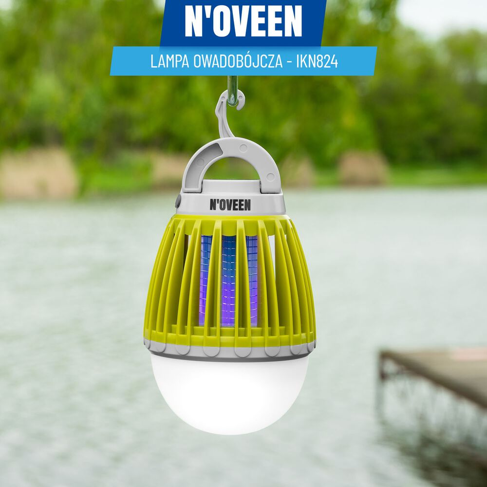 NOVEEN Lampa owadobójcza Noveen IKN824, 40 m2, LED