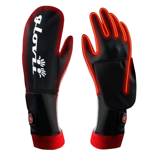 GLOVII Rękawiczki ogrzewane uniwersalne, Glovii, rozmiar L-XL, czarne