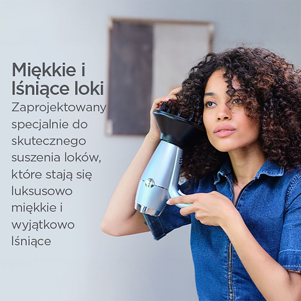 BABYLISS Suszarka BaByliss Hydro Fusion 2100 D773DE, 2100 W, niebieska