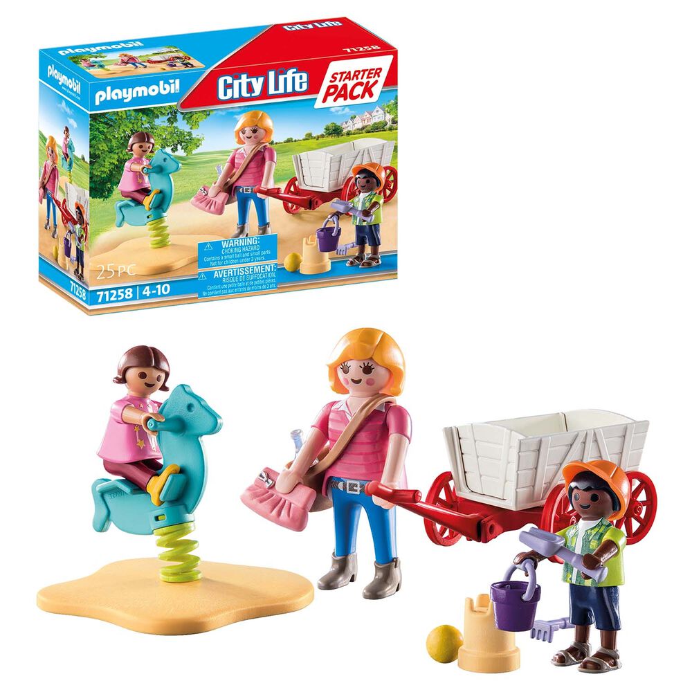 PLAYMOBIL Opiekunka z wózkiem Playmobil, Starter Pack
