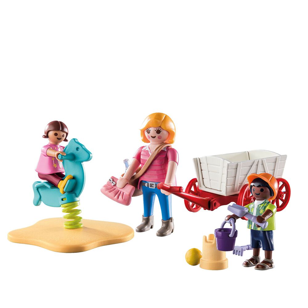 PLAYMOBIL Opiekunka z wózkiem Playmobil, Starter Pack