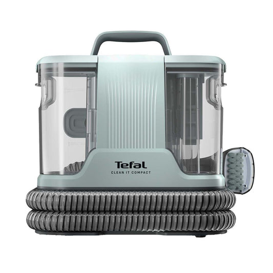 TEFAL Odkurzacz piorący Tefal Clean It Compact, przewodowy, z funkcją samoczyszczenia, zielony