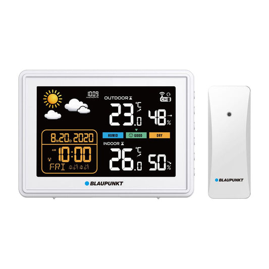 BLAUPUNKT Stacja pogodowa Blaupunkt WS30WH, biała