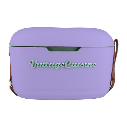 VINTAGE CUISINE Lodówka turystyczna Vintage Cuisine, 18,8 l, z paskiem do przenoszenia, fioletowa