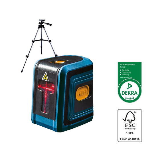 NITEO Poziomica laserowa Niteo, samopoziomująca, ze statywem