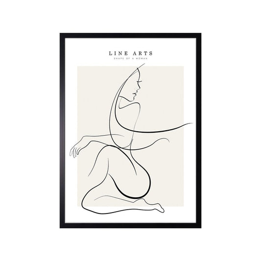 Obraz w ramie, 50 x 70 cm, Line Art 1