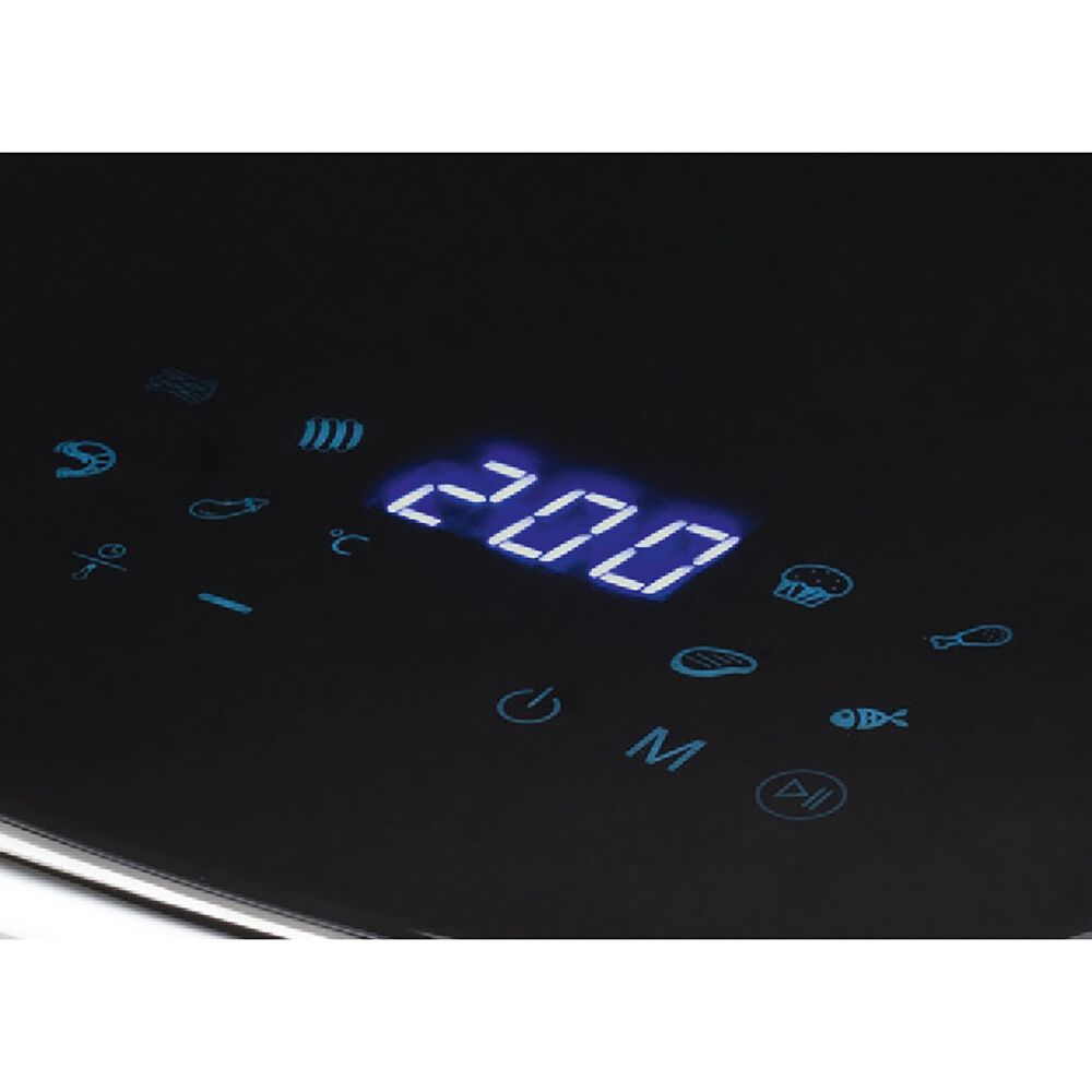 HOFFEN Air Fryer Frytkownica beztłuszczowa Hoffen, 1500 W, 5 l, czarna matowa