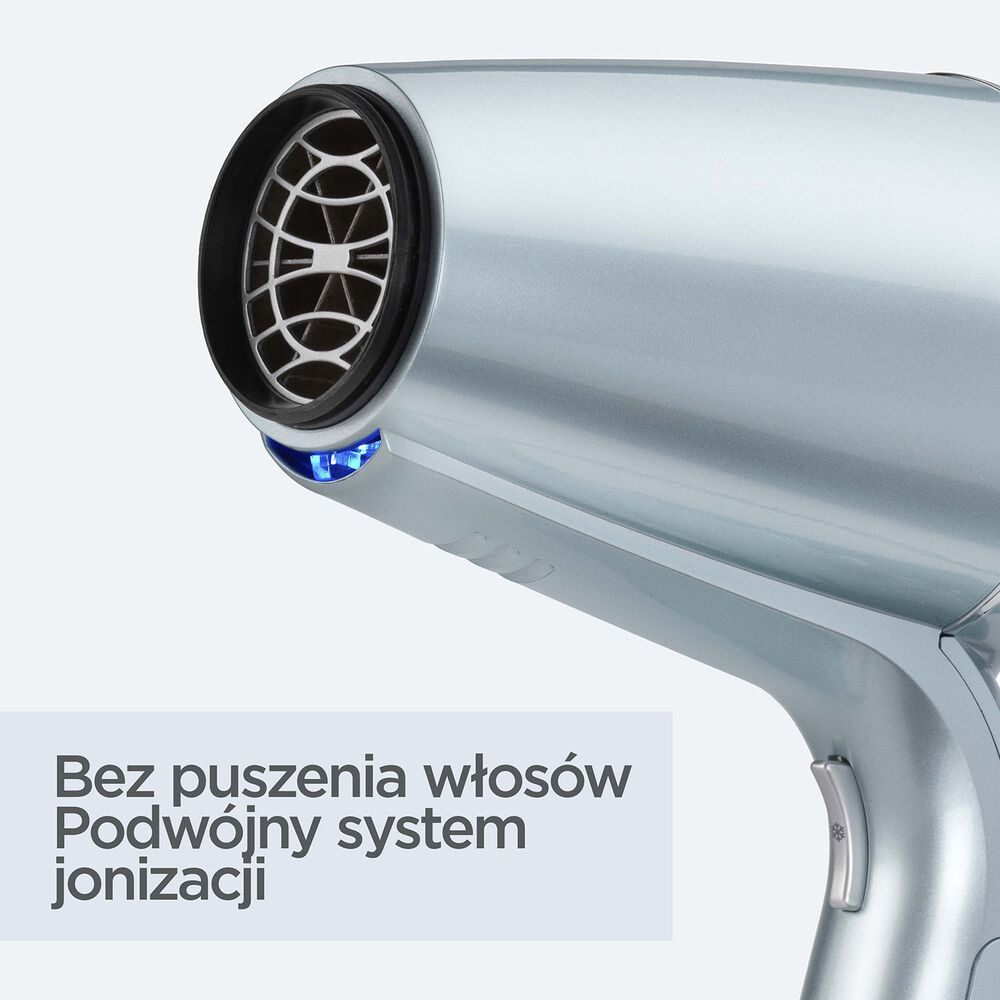 BABYLISS Suszarka BaByliss Hydro Fusion 2100 D773DE, 2100 W, niebieska