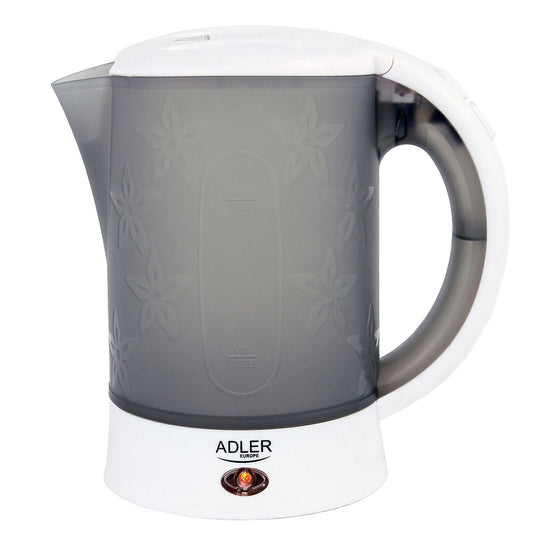 ADLER Czajnik elektryczny turystyczny Adler AD 1268, 0,6 l, 600 W, z 2 kubkami i łyżeczkami