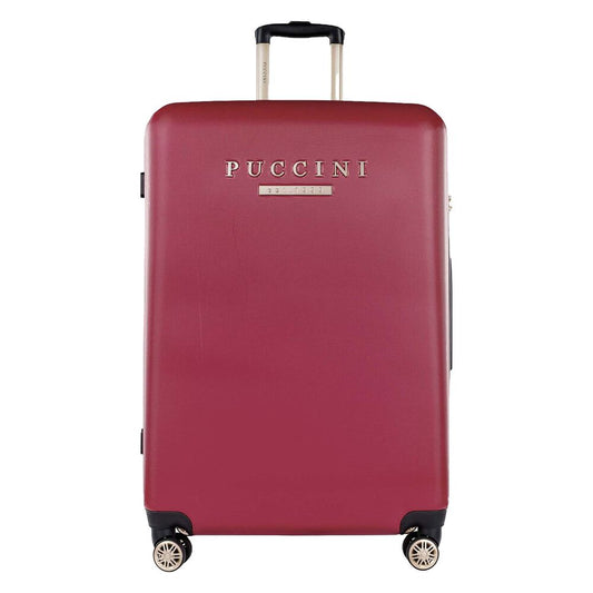 PUCCINI Walizka duża 52 x 28 x 77,5 cm Puccini Los Angeles, bordowa